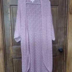 Maurices plus size open front cardigan size 2